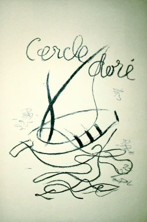 リトグラフ Braque - Cercle doré