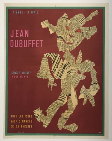 リトグラフ Dubuffet - Cercle Volney