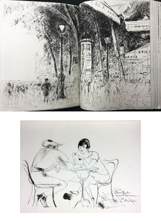 挿絵入り本 De Segonzac - Charles-Louis Philippe : BUBU DE MONTPARNASSE. Avec dessin original et suites (1929).