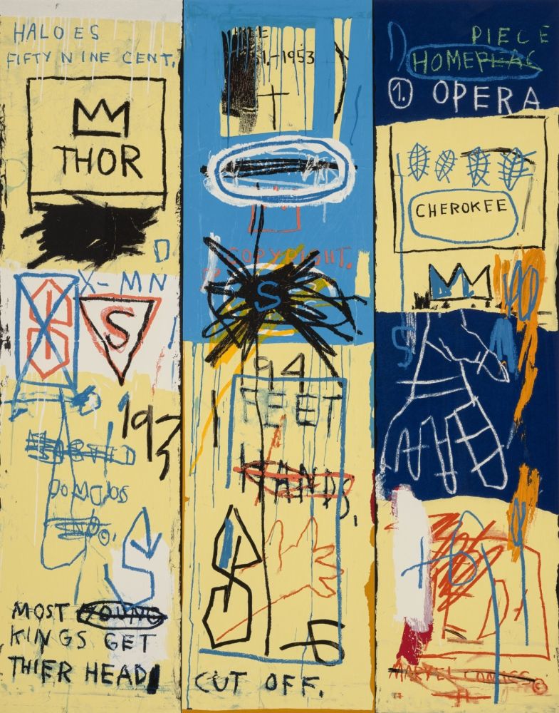 シルクスクリーン Basquiat - Charles the First