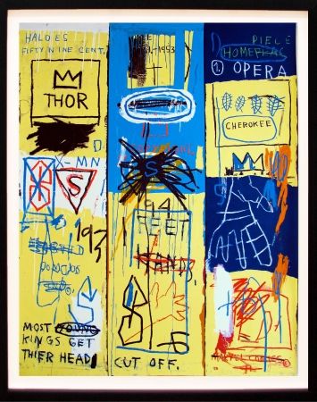 シルクスクリーン Basquiat - Charles the First