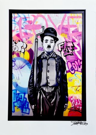 デジタル版画 Fat - Charlie Chaplin I Print