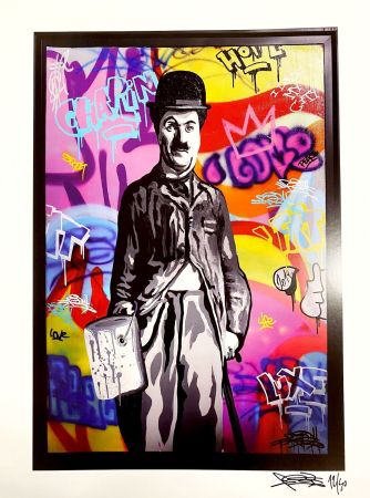 デジタル版画 Fat - Charlie Chaplin II Print