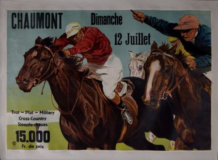 リトグラフ Anonyme - Chaumont Dimanche 12 Juillet, c. 1930s - Large lithograph poster!