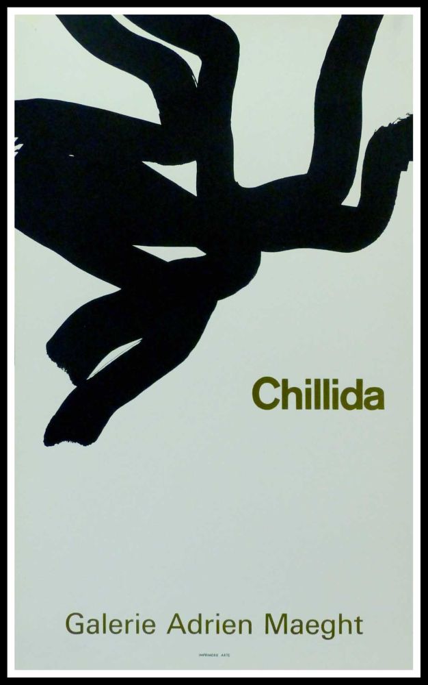 掲示 Chillida - CHILLIDA - GALERIE ADRIEN MAEGHT PARIS