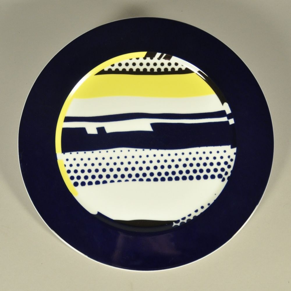 シルクスクリーン Lichtenstein - China Plate
