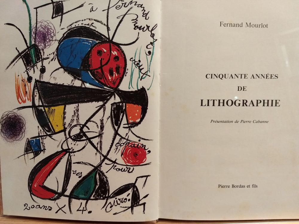 挿絵入り本 Miró (After) - Cinquante annees De lithographie