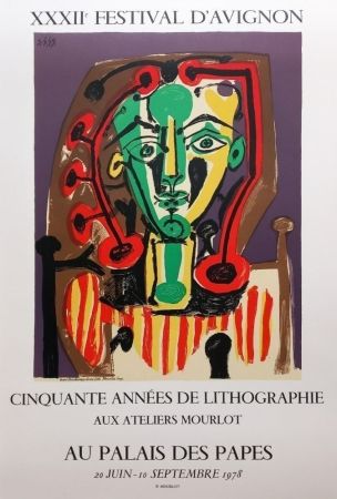 掲示 Picasso - Cinquante années de lithographie aux ateliers Mourlot