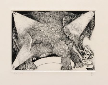 彫版 Toledo - Circus Elephant