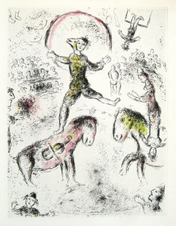 エッチングと　アクチアント Chagall - Cirque