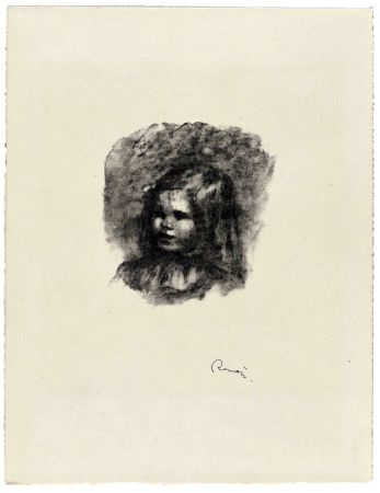リトグラフ Renoir - Claude Renoir, Tourné à gauche