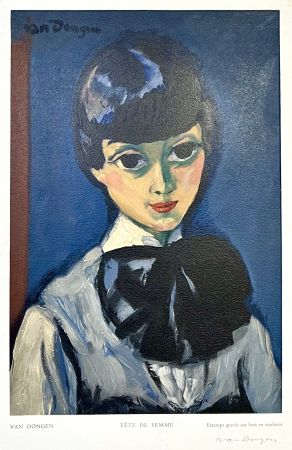 木版 Van Dongen - Claudine