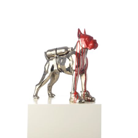 多数の Sweetlove - Cloned Bulldog with petbottle & shoes (red head)