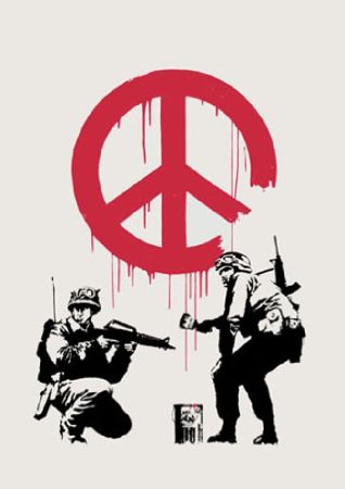 シルクスクリーン Banksy - CND