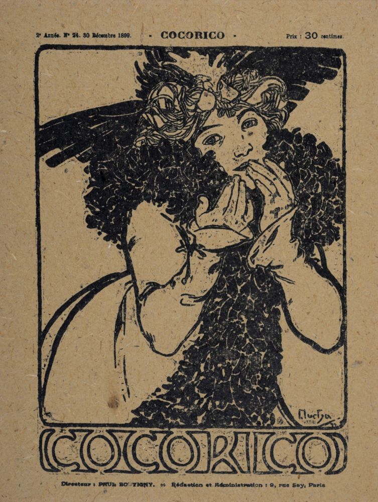 リトグラフ Mucha - Cocorico, 1899