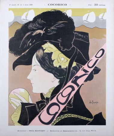 リトグラフ De Feure - Cocorico, 1899