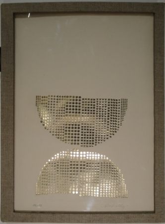 シルクスクリーン Vasarely - Code avec en regard des oeuvres originales de Vasarely
