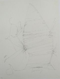 リトグラフ Beuys - Codices Madrid 3