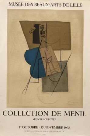 リトグラフ Picasso - Collection de Menil - Oeuvres Cubistes