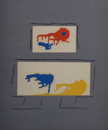 リトグラフ Ernst - Comme midi fume un verre, 1969