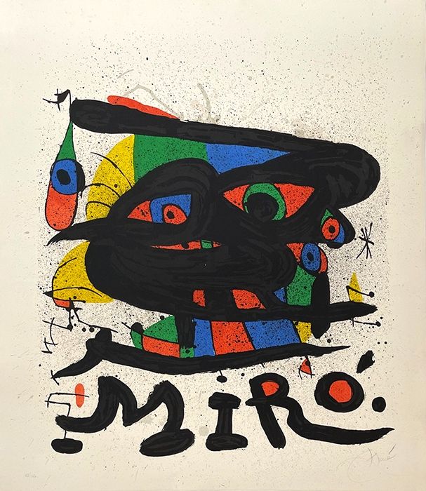 リトグラフ Miró - Composition