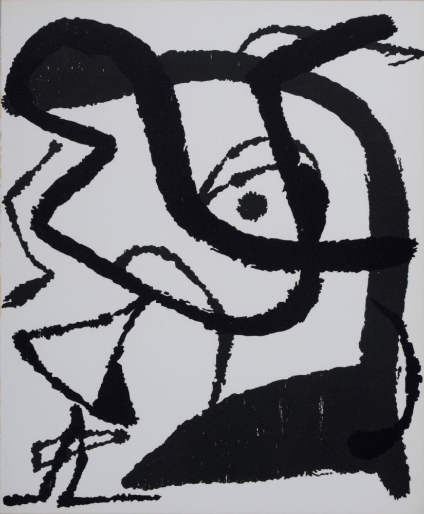 木版 Miró - Composition