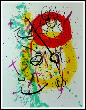 リトグラフ Miró - COMPOSITION 