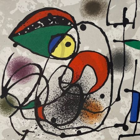 リトグラフ Miró - Composition 