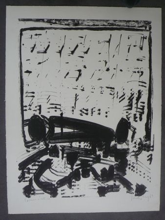 リトグラフ Sonderborg - Composition,1963