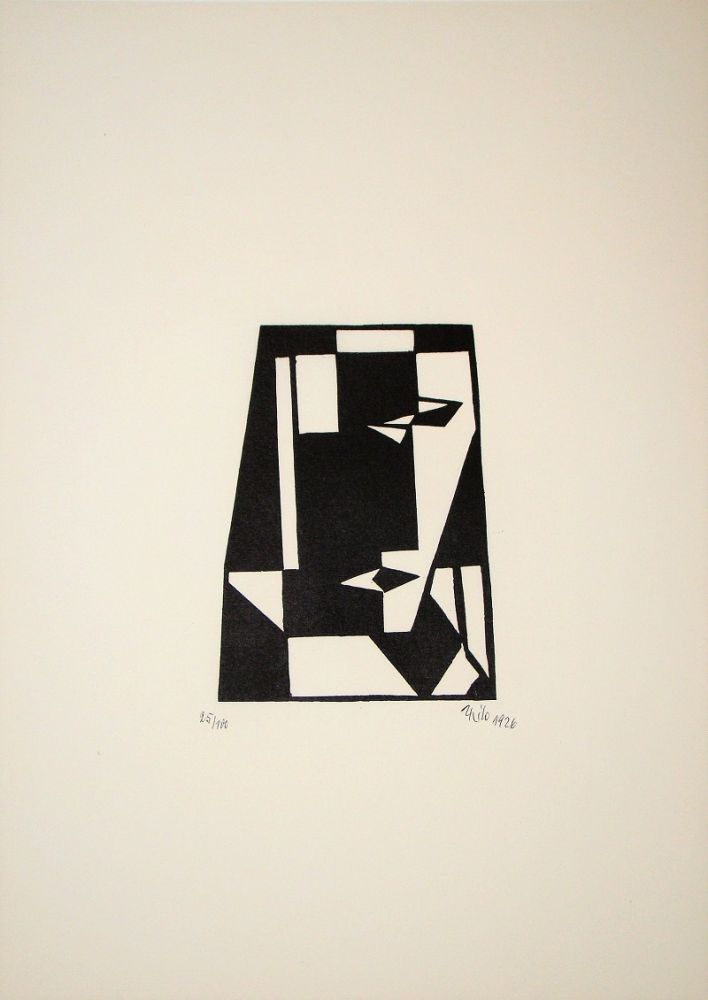 木版 Maatsch - Composition, 1926