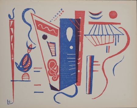 木版 Kandinsky - Composition, 1939 (first edition)