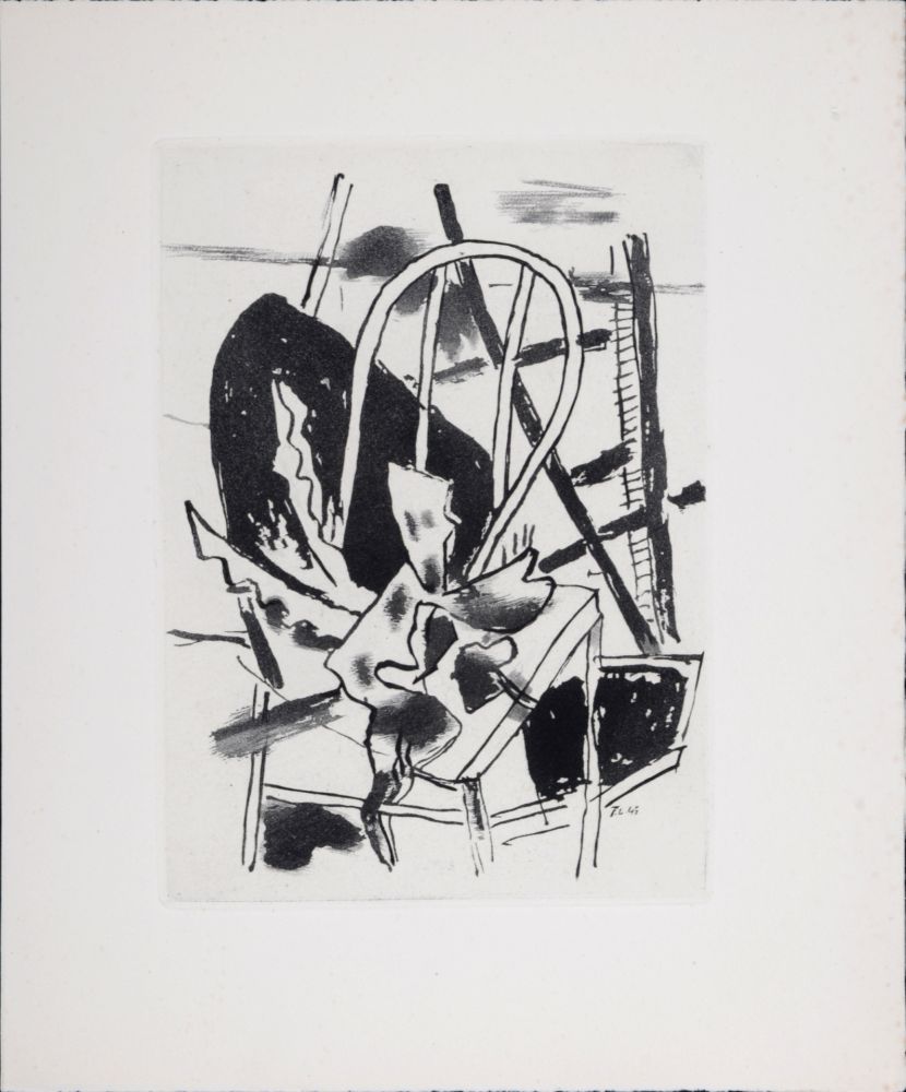 彫版 Leger - Composition, 1947