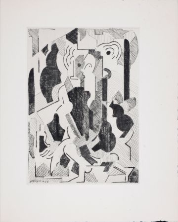彫版 Gleizes - Composition, 1947