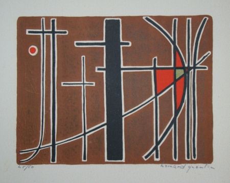 リトグラフ Quentin - Composition, 1956