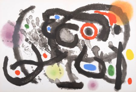 リトグラフ Miró - Composition, 1961