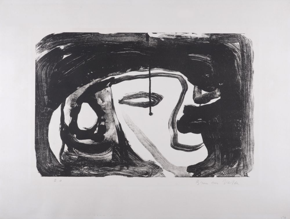 リトグラフ Van Velde - Composition, 1962 - Hand-signed