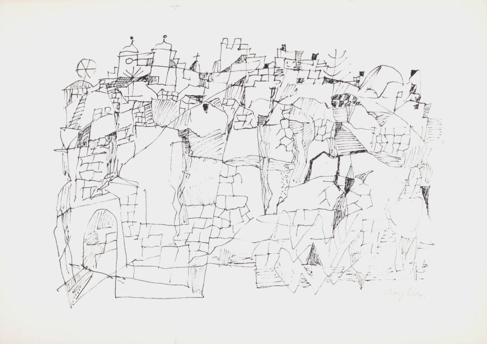 リトグラフ Bargheer - Composition, 1965