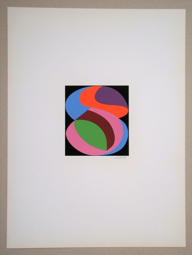 シルクスクリーン Béöthy Steiner - Composition, 1972