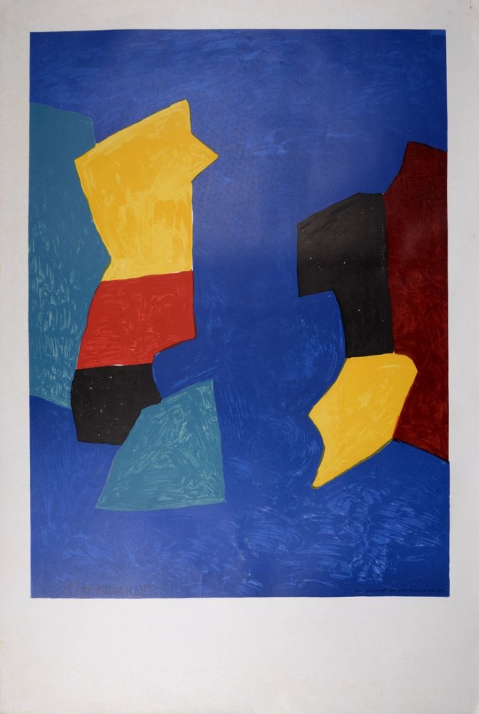 リトグラフ Poliakoff - Composition, 1974