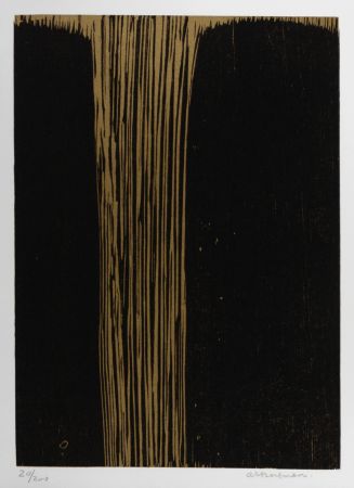 リトグラフ Bergmann - Composition, 1987 - Hand-signed