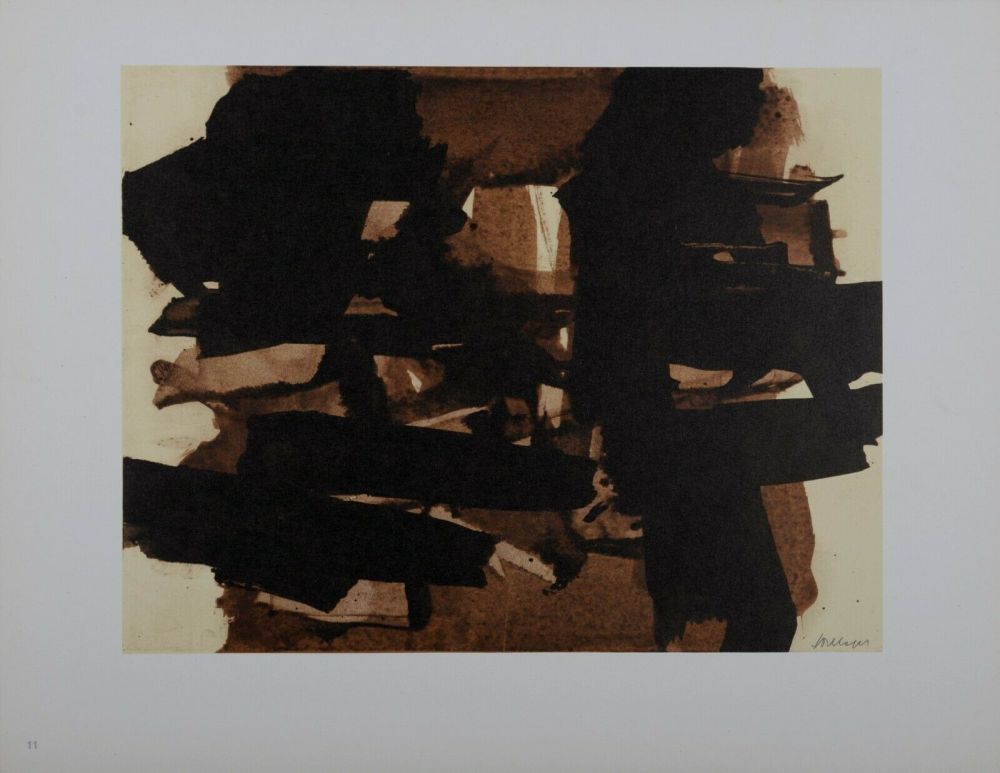 リトグラフ Soulages (After) - Composition #2, 1962