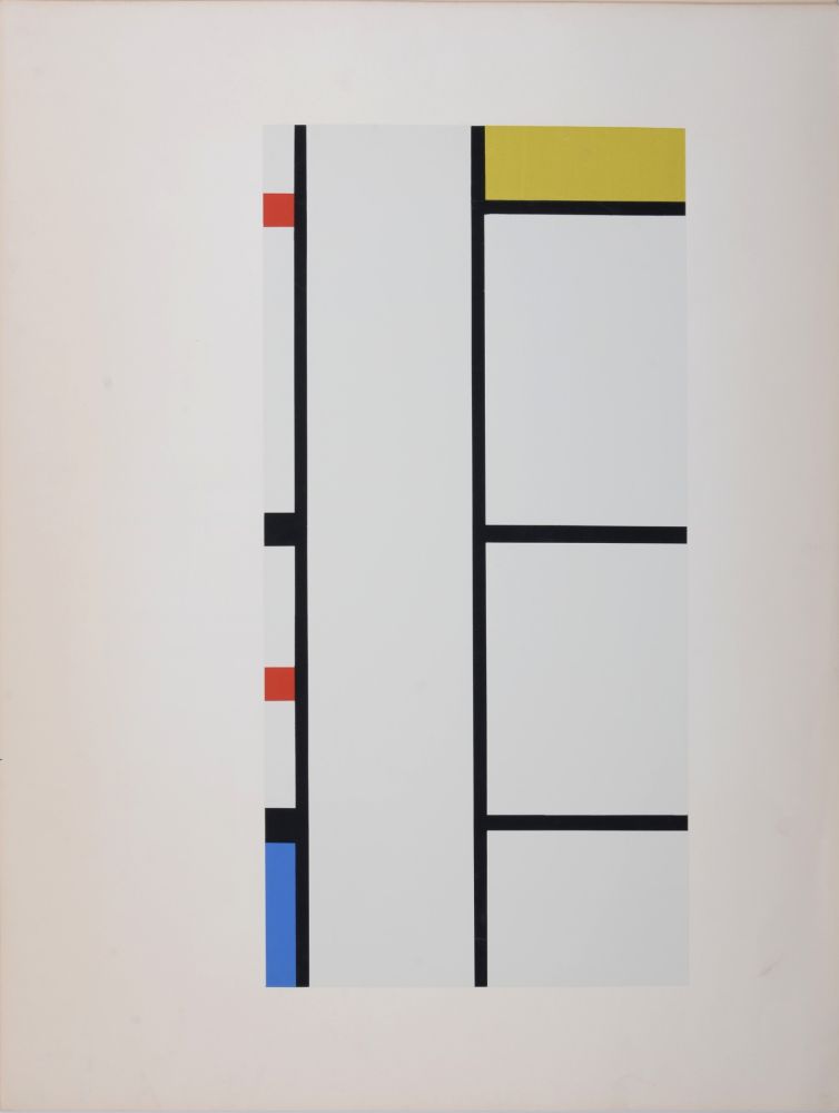 シルクスクリーン Mondrian - Composition 35-42, 1957