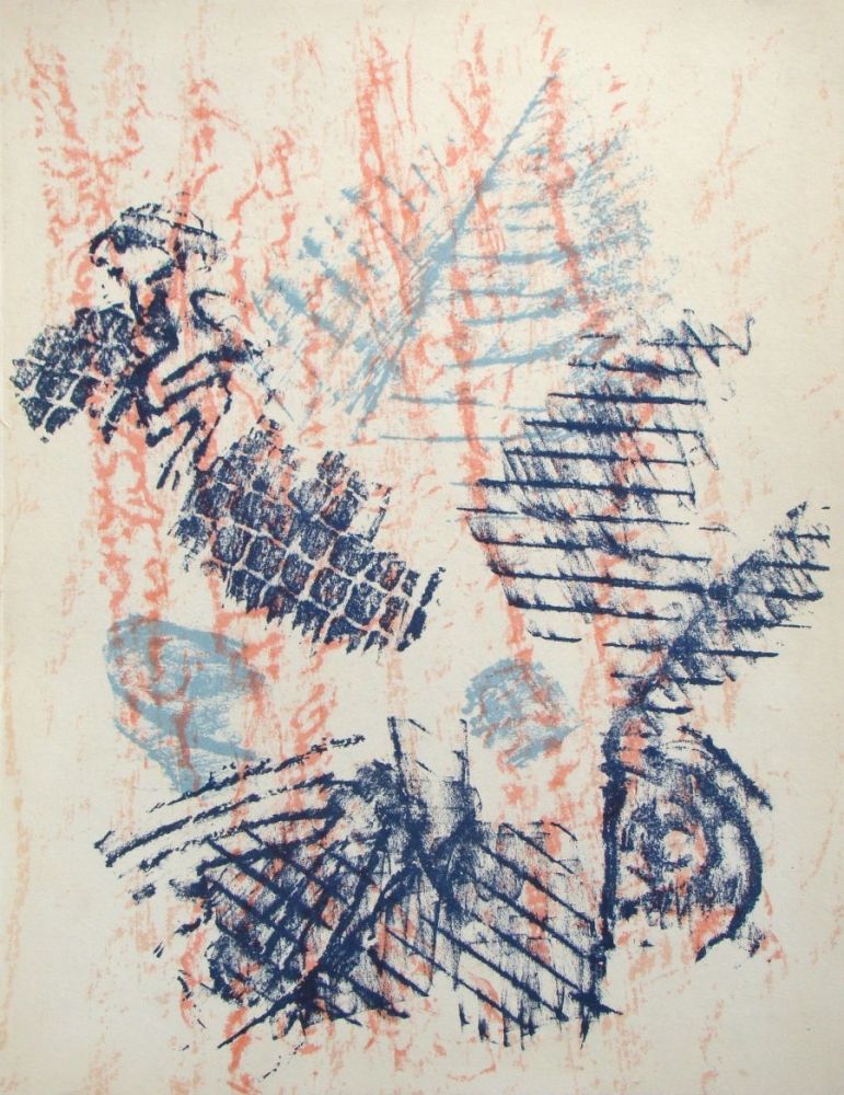 リトグラフ Ernst - Composition abstrait