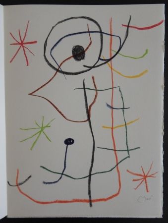 リトグラフ Miró - Composition abstraite