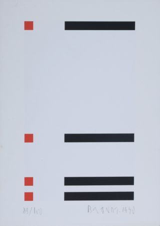 シルクスクリーン Brandt - Composition abstraite #1