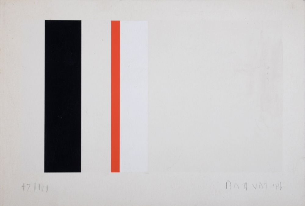 シルクスクリーン Brandt - Composition abstraite #2