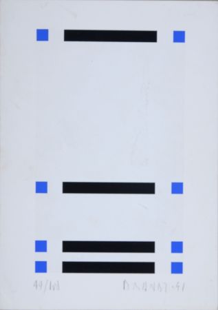 シルクスクリーン Brandt - Composition abstraite #6