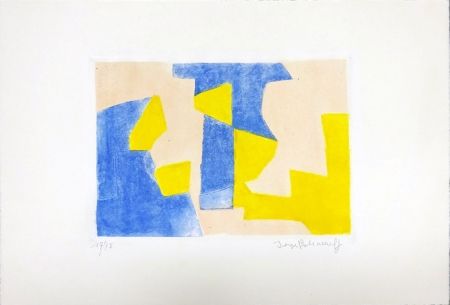 エッチングと　アクチアント Poliakoff - Composition Bleue rose et jaune