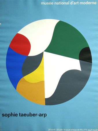 掲示 Taeuber-Arp - Composition dans un cercle 