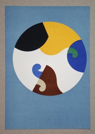 リトグラフ Taeuber-Arp - Composition dans un cercle, 1938